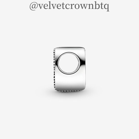 Pandora Letter V Alphabet Charm - Picture 3 of 6